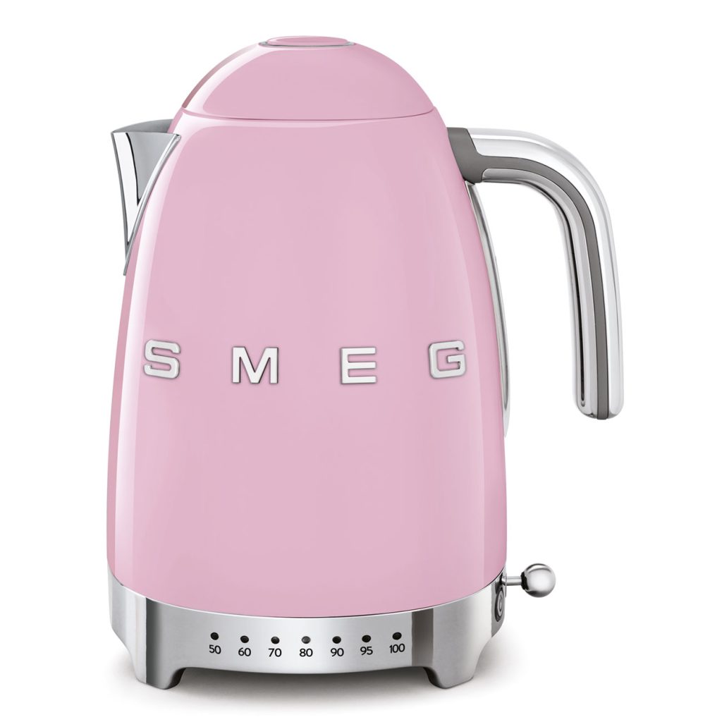 Smeg Standart Isı Ayarlı Kettle (1.7 Litre) - Pembe