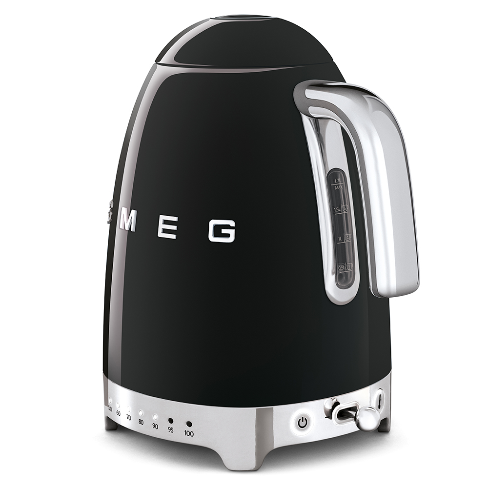 Smeg Standart Isı Ayarlı Kettle (1.7 Litre) - Siyah - Görsel 3