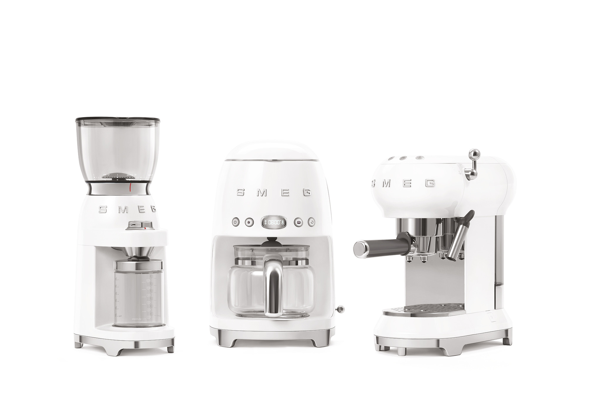 Smeg Standart Kahve Öğütücü - Beyaz - Görsel 6
