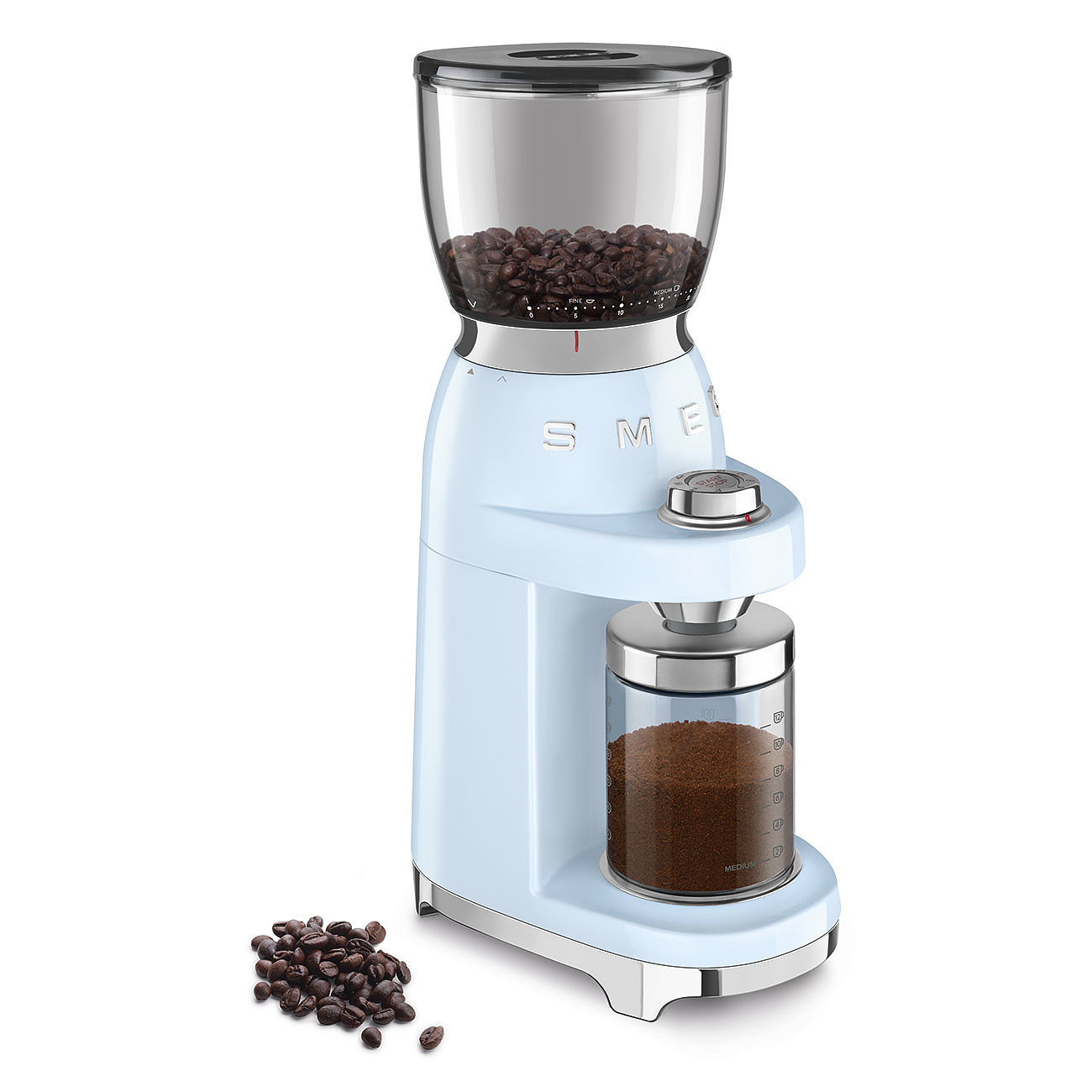 Smeg Standart Kahve Öğütücü - Pastel Mavi - Görsel 4