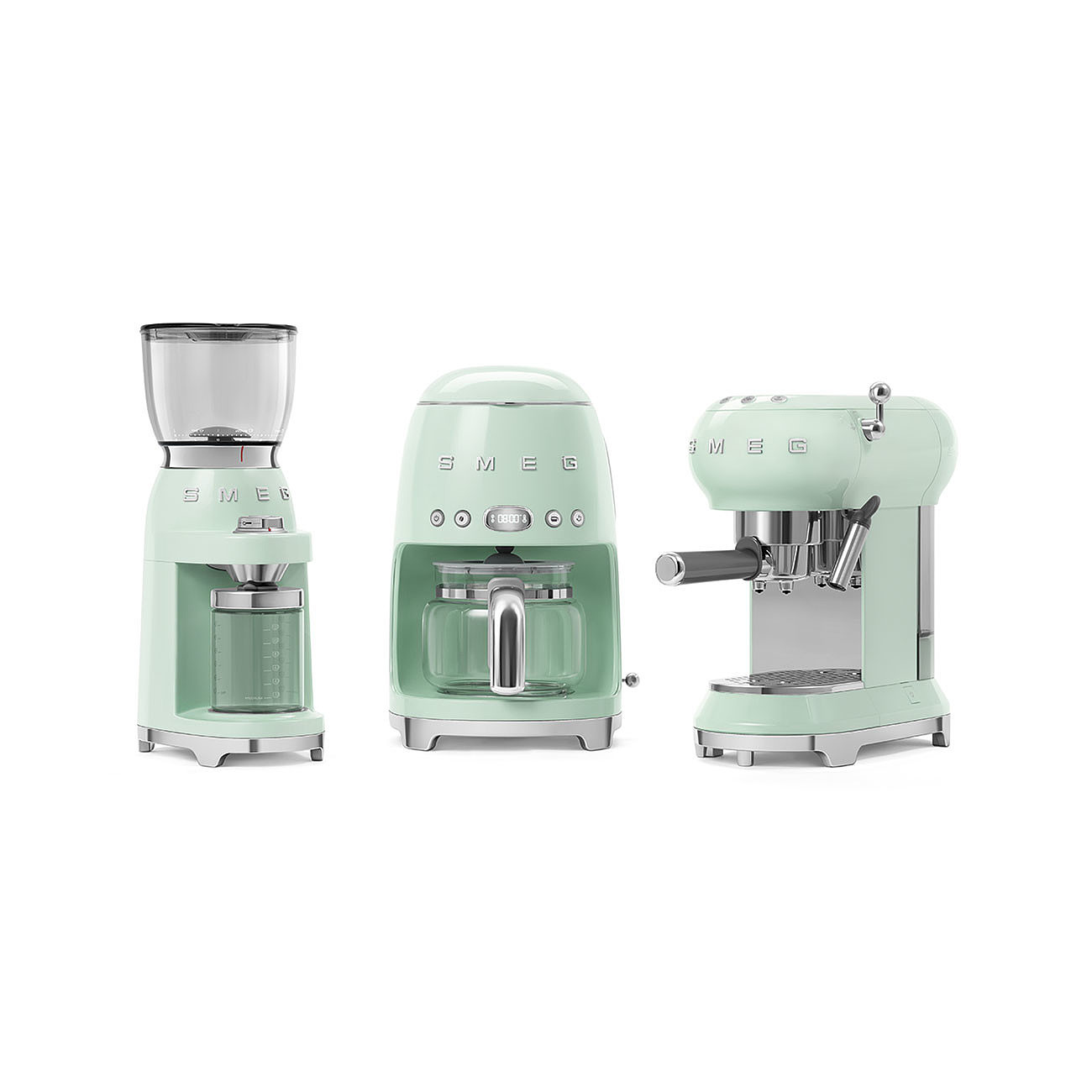 Smeg Standart Kahve Öğütücü - Pastel Yeşil - Görsel 5
