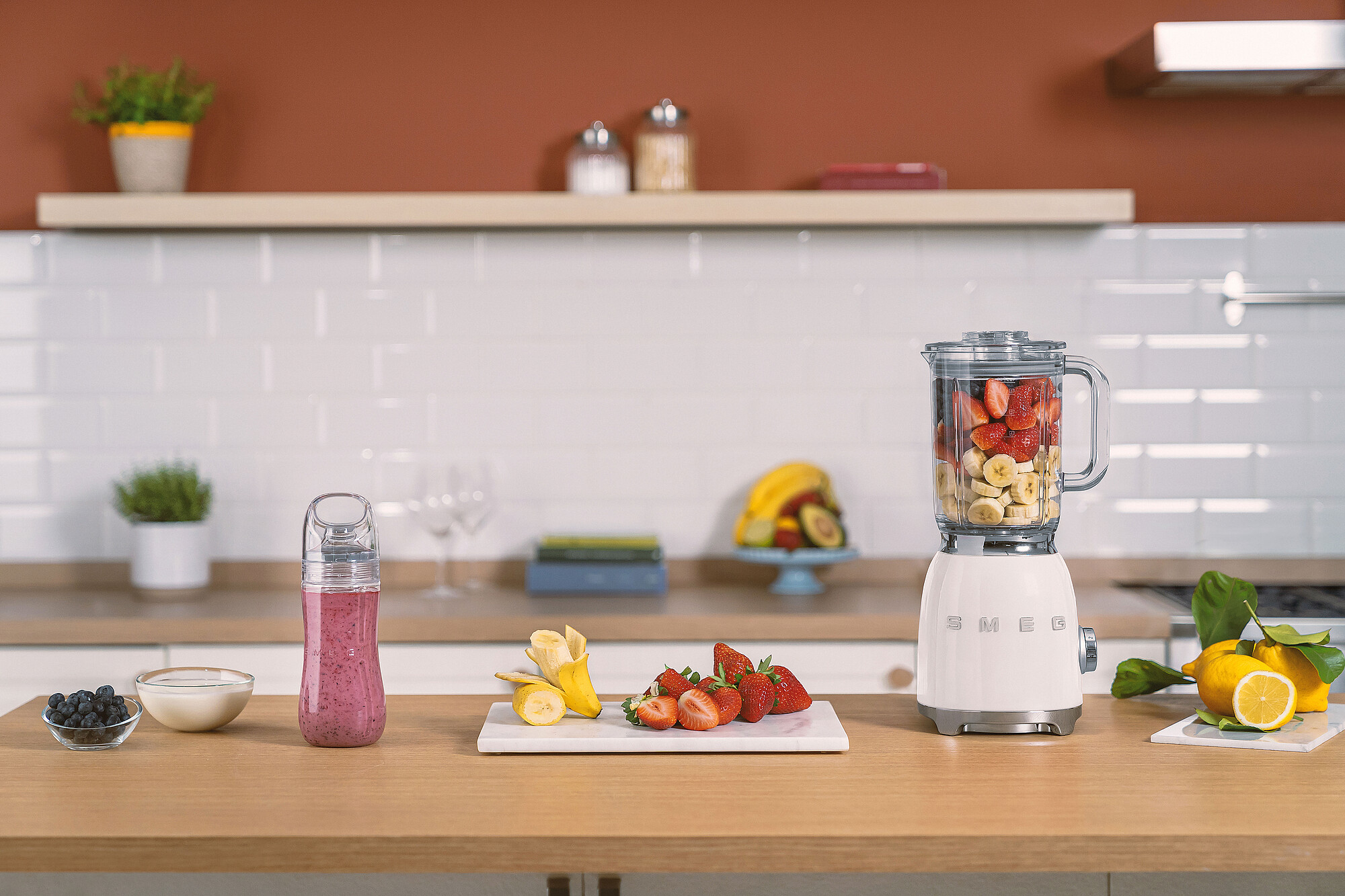 Smeg Standart Smoothie Blender - Beyaz - Görsel 5