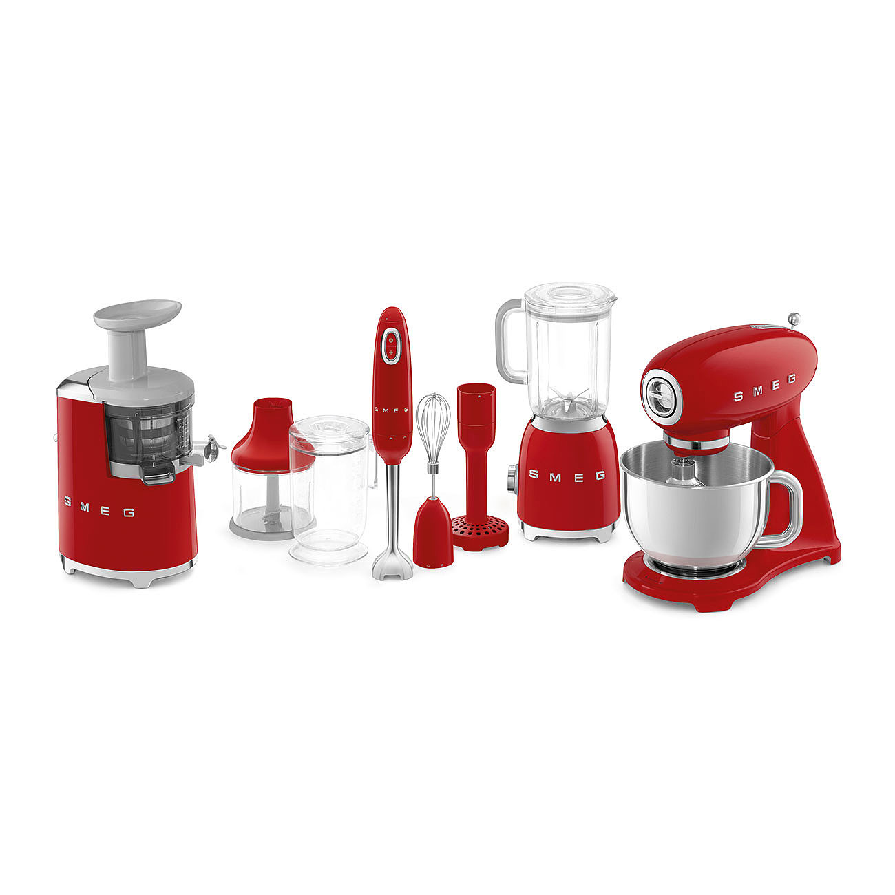 Smeg Standart Smoothie Blender - Kırmızı - Görsel 5