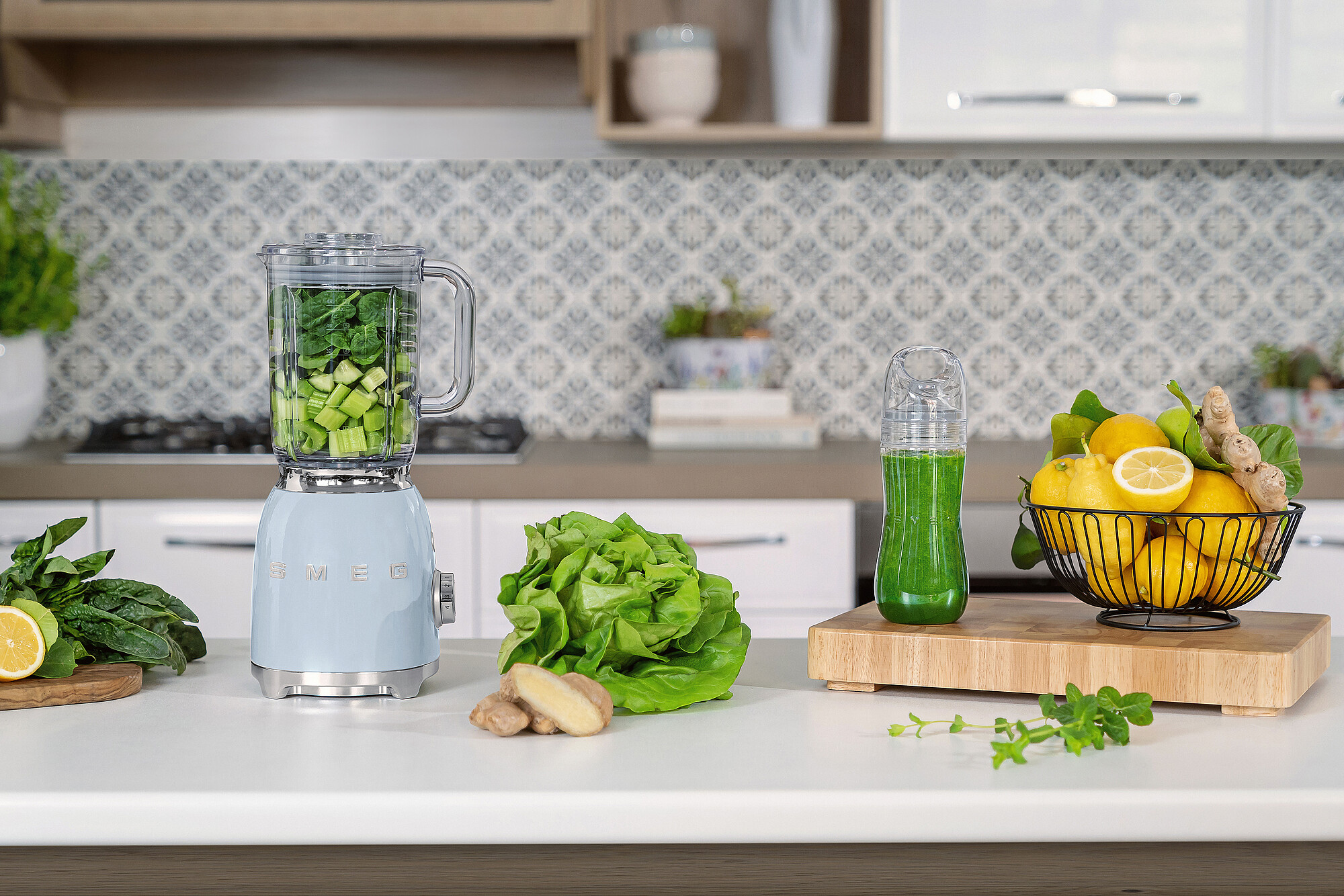 Smeg Standart Smoothie Blender - Pastel Mavi - Görsel 5