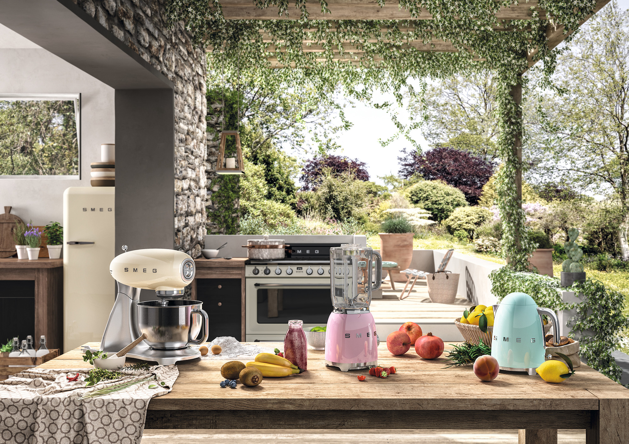 Smeg Standart Smoothie Blender - Pembe - Görsel 3