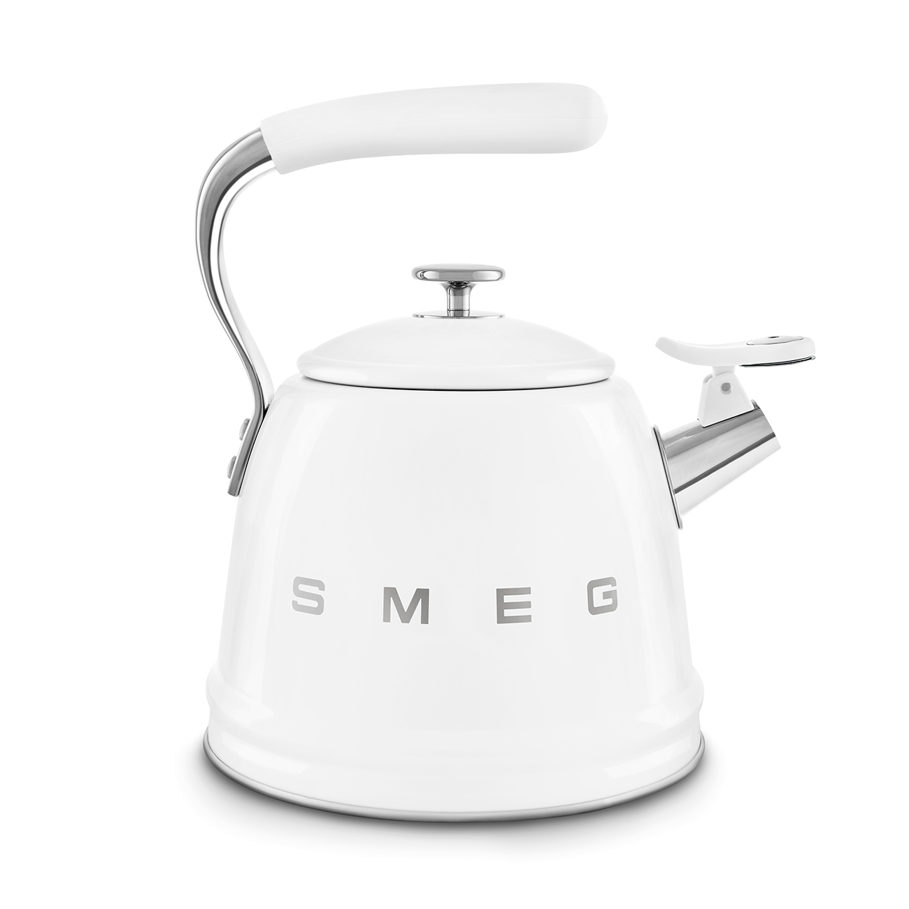 Smeg Retro Set Üstü Islıklı Kettle (2.3 Litre) - Beyaz / Krem - Görsel 3