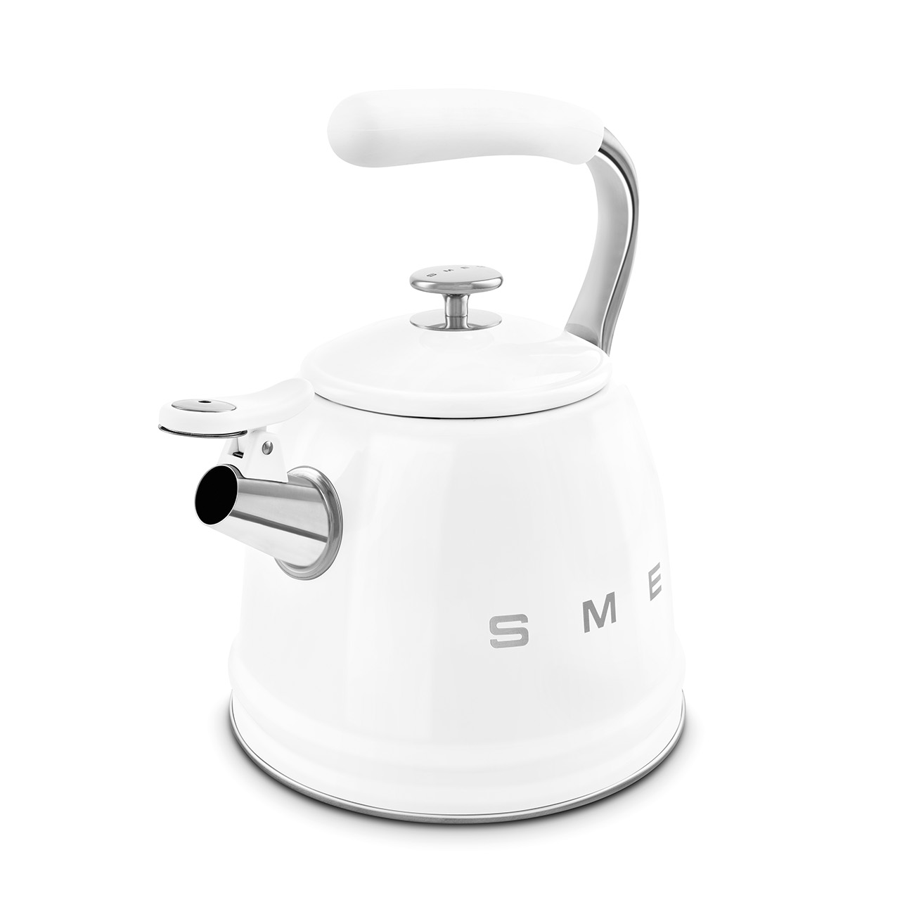 Smeg Retro Set Üstü Islıklı Kettle (2.3 Litre) - Beyaz / Krem - Görsel 6