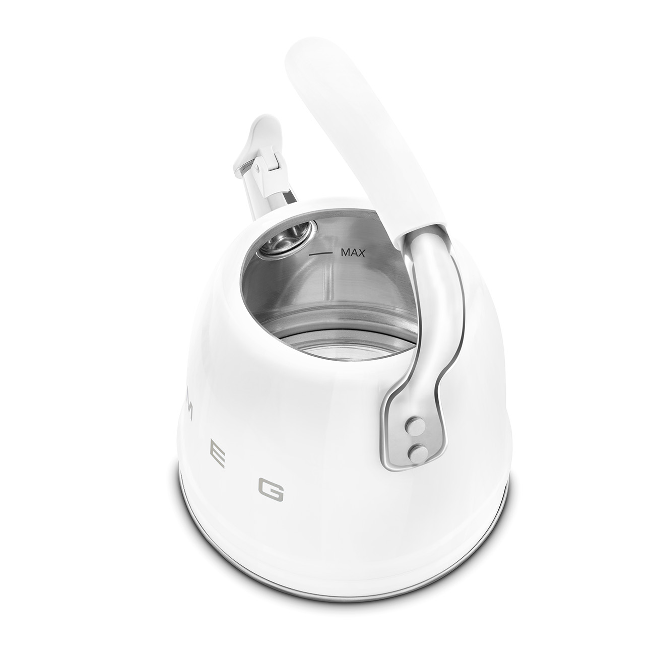 Smeg Retro Set Üstü Islıklı Kettle (2.3 Litre) - Beyaz / Krem - Görsel 7