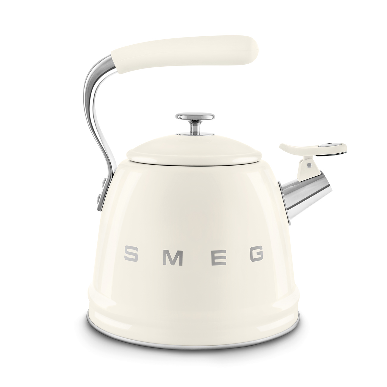 Smeg Retro Set Üstü Islıklı Kettle (2.3 Litre) - Krem - Görsel 3