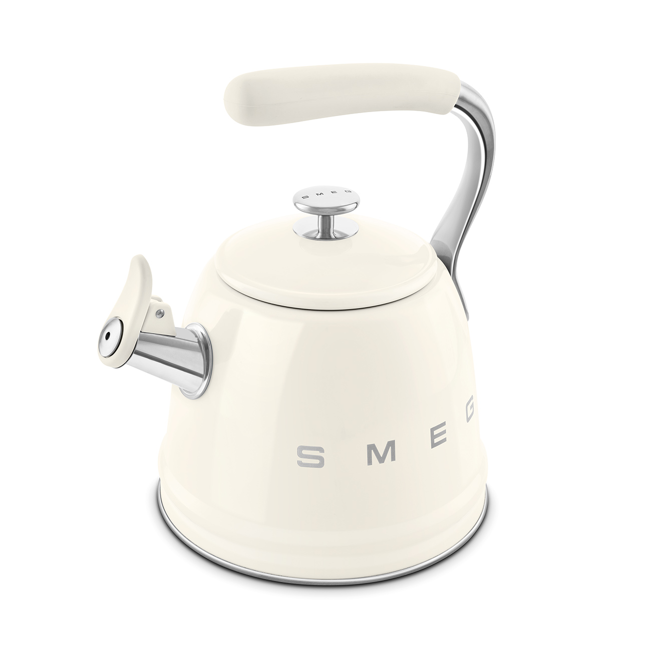 Smeg Retro Set Üstü Islıklı Kettle (2.3 Litre) - Krem - Görsel 5
