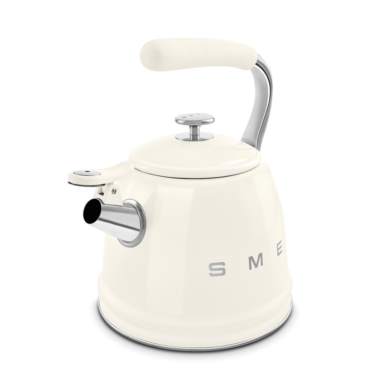 Smeg Retro Set Üstü Islıklı Kettle (2.3 Litre) - Krem - Görsel 6