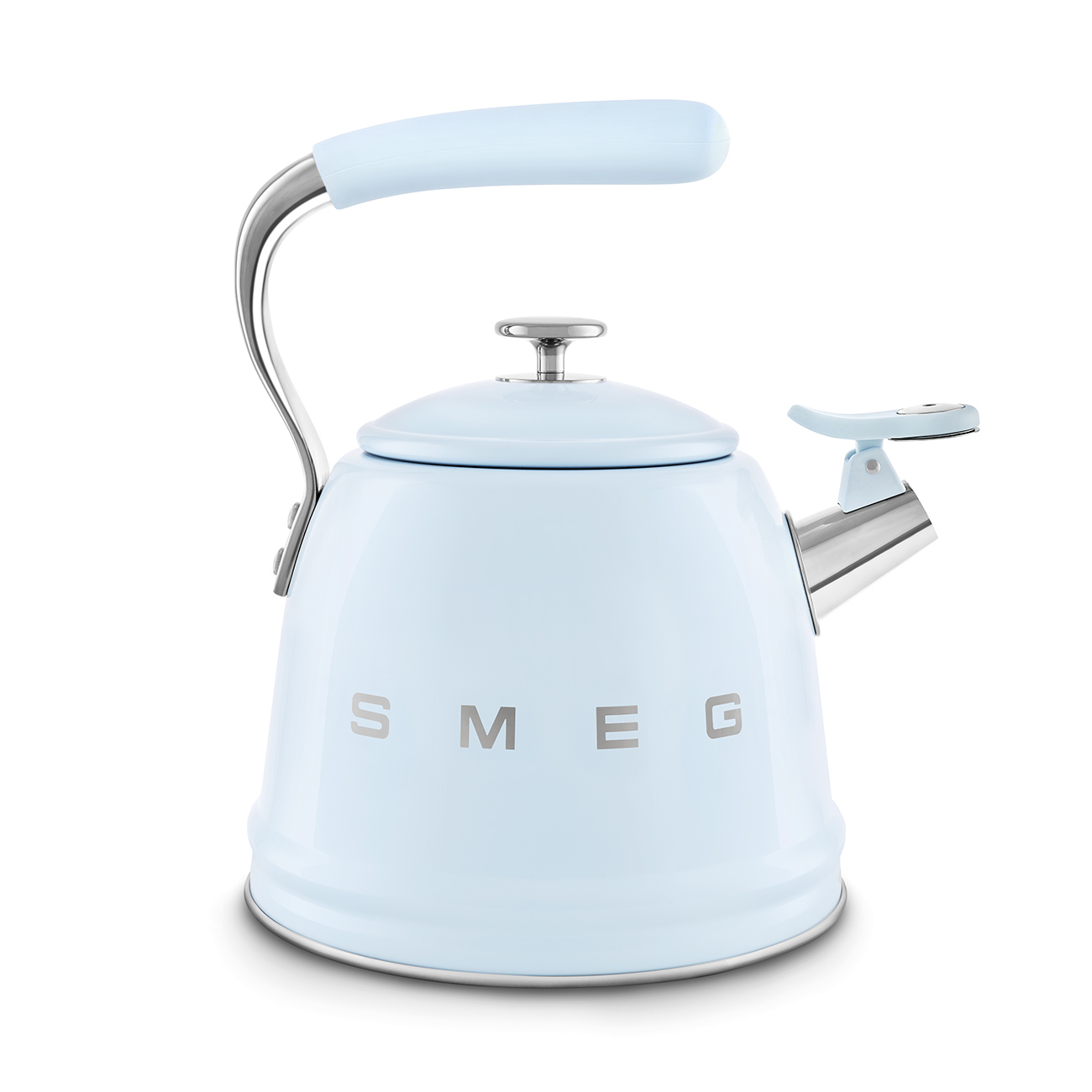 Smeg Retro Set Üstü Islıklı Kettle (2.3 Litre) - Pastel Mavi - Görsel 3