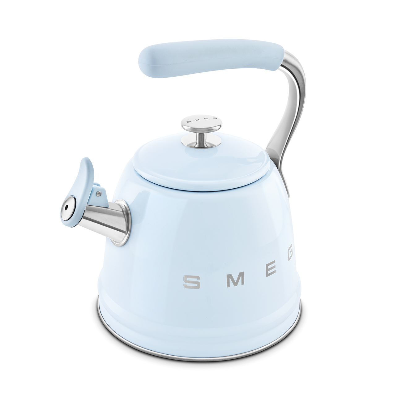 Smeg Retro Set Üstü Islıklı Kettle (2.3 Litre) - Pastel Mavi - Görsel 5