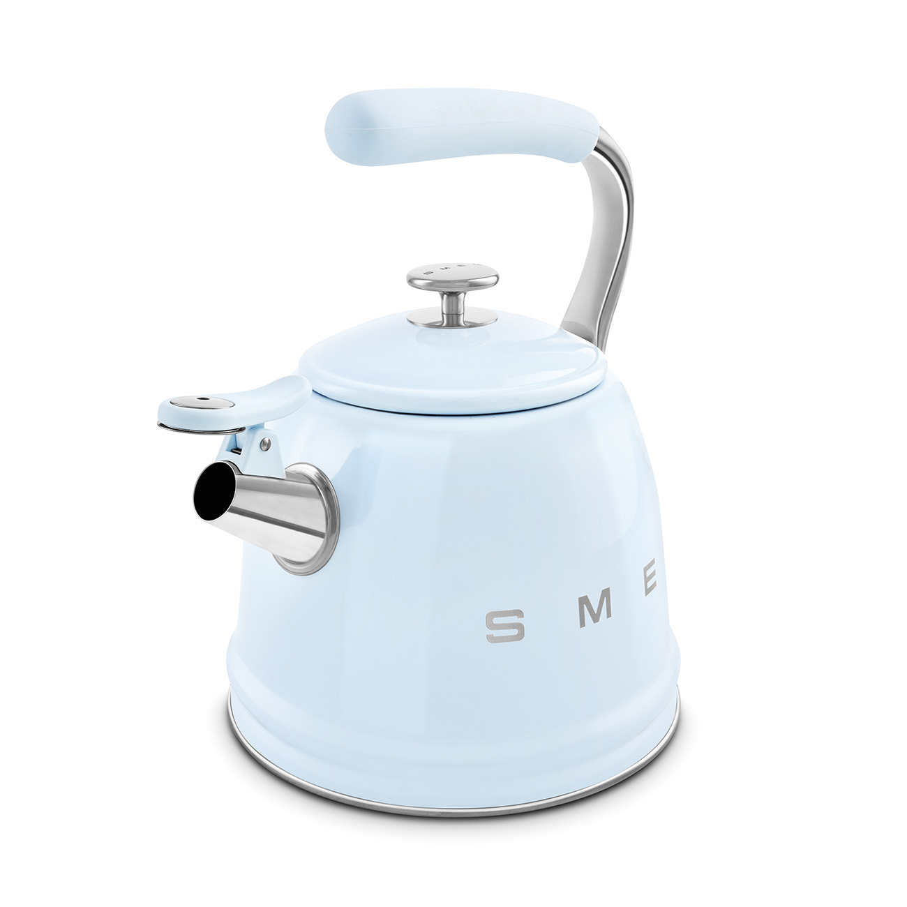 Smeg Retro Set Üstü Islıklı Kettle (2.3 Litre) - Pastel Mavi - Görsel 6