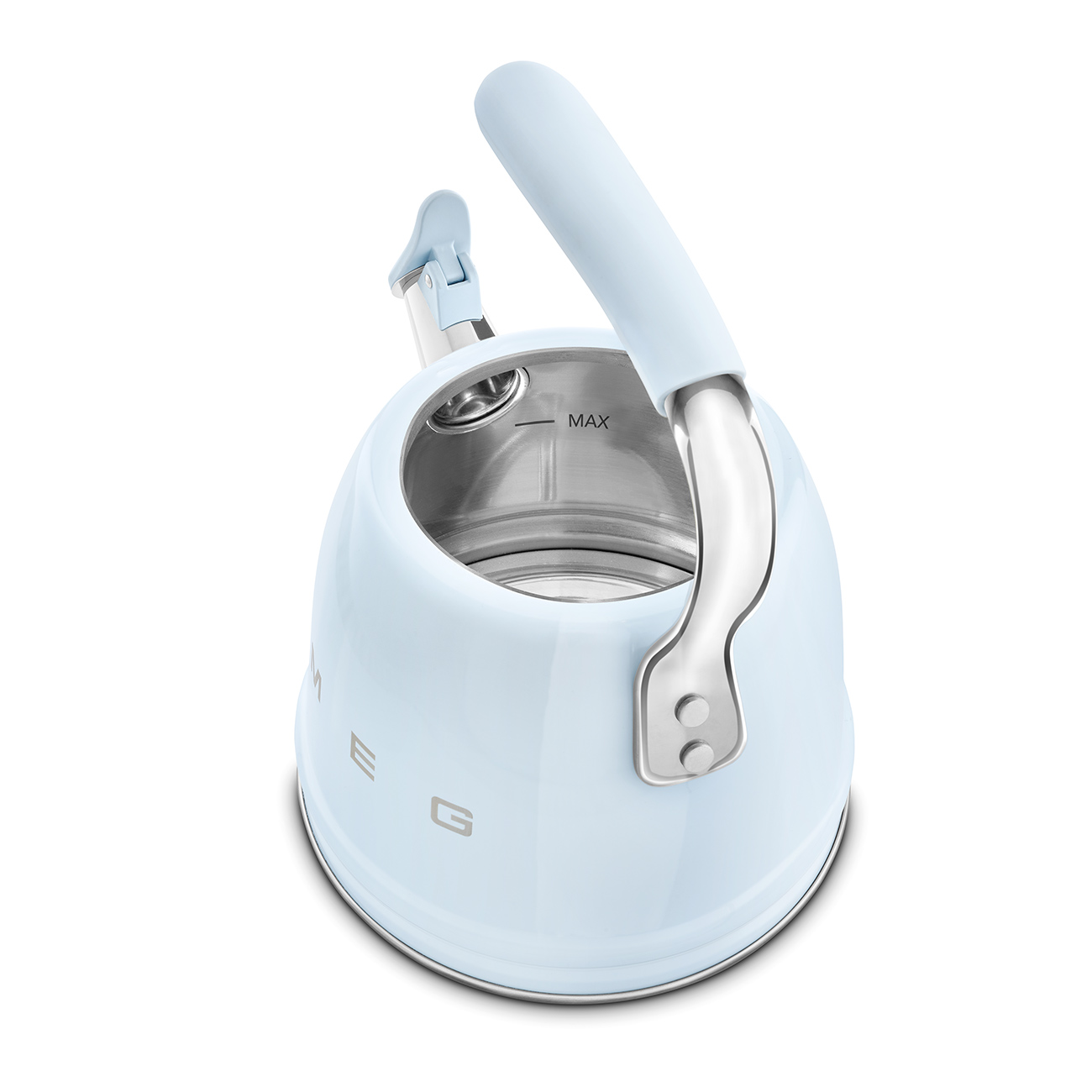 Smeg Retro Set Üstü Islıklı Kettle (2.3 Litre) - Pastel Mavi - Görsel 7