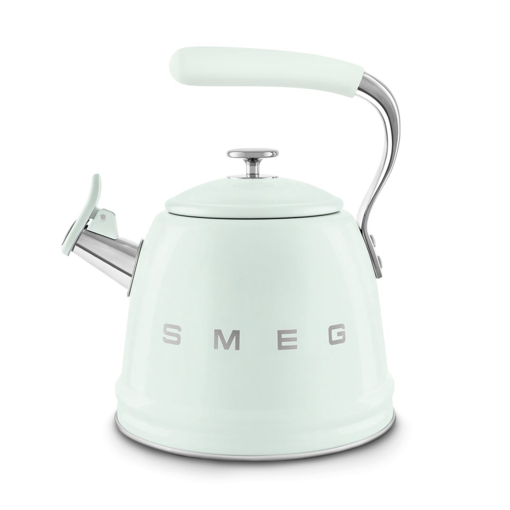 Smeg Retro Set Üstü Islıklı Kettle (2.3 Litre) - Pastel Yeşil