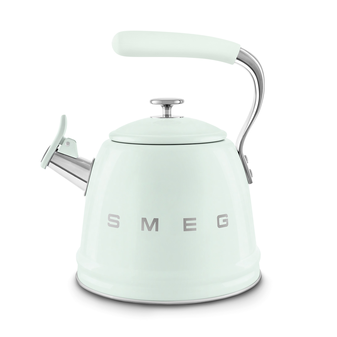 Smeg Retro Set Üstü Islıklı Kettle (2.3 Litre) - Pastel Yeşil