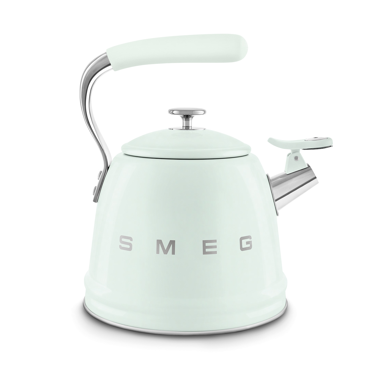 Smeg Retro Set Üstü Islıklı Kettle (2.3 Litre) - Pastel Yeşil - Görsel 3
