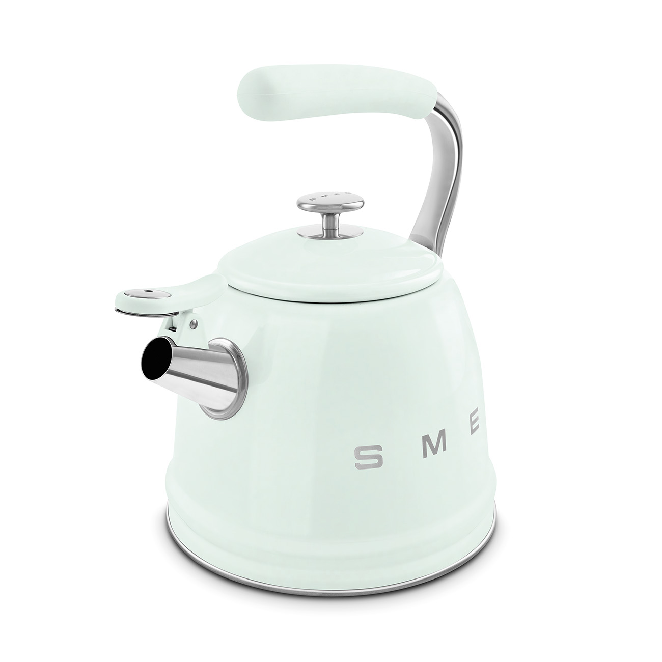 Smeg Retro Set Üstü Islıklı Kettle (2.3 Litre) - Pastel Yeşil - Görsel 6