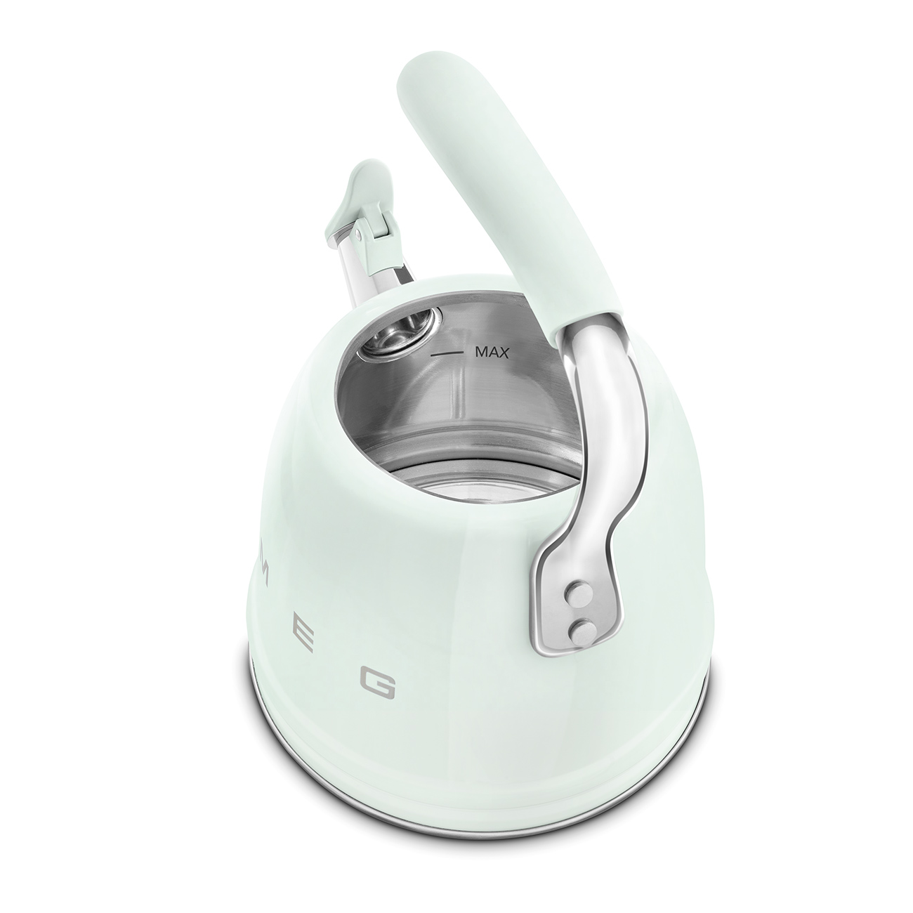 Smeg Retro Set Üstü Islıklı Kettle (2.3 Litre) - Pastel Yeşil - Görsel 7