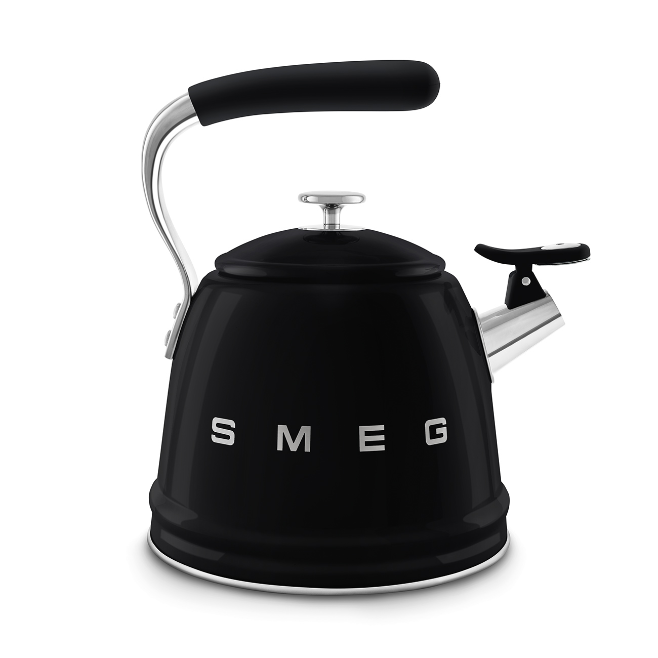 Smeg Retro Set Üstü Islıklı Kettle (2.3 Litre) - Siyah - Görsel 3