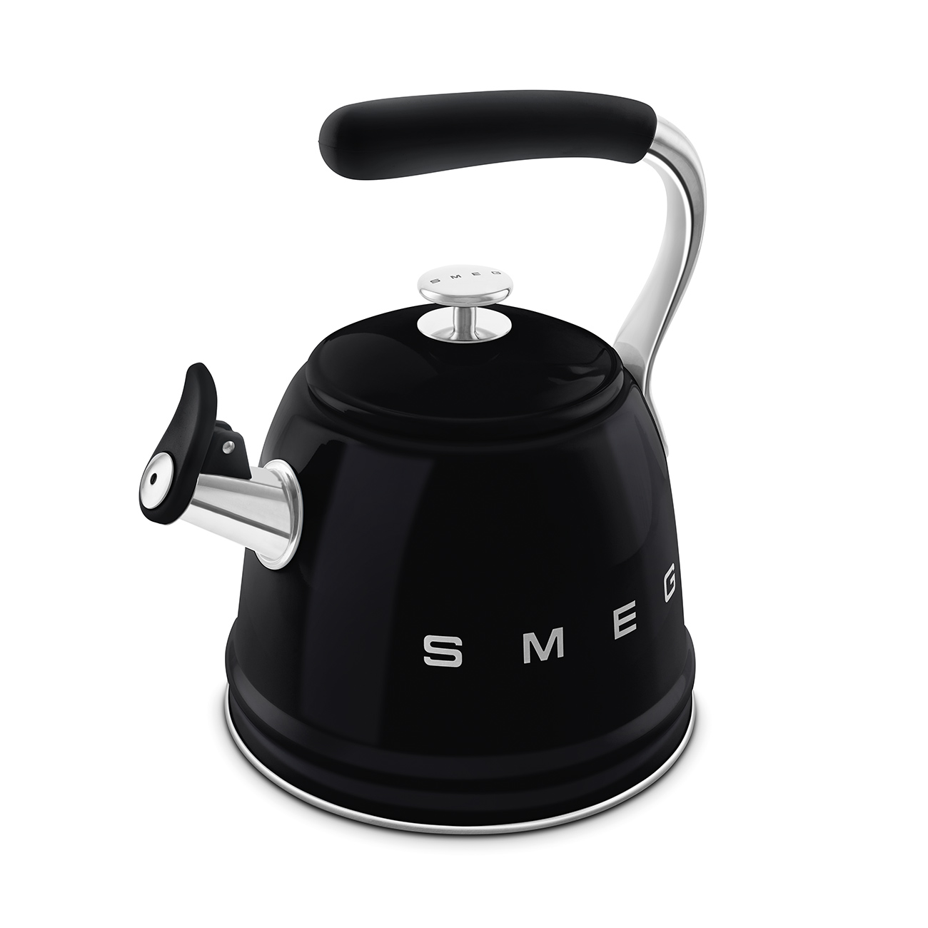 Smeg Retro Set Üstü Islıklı Kettle (2.3 Litre) - Siyah - Görsel 5