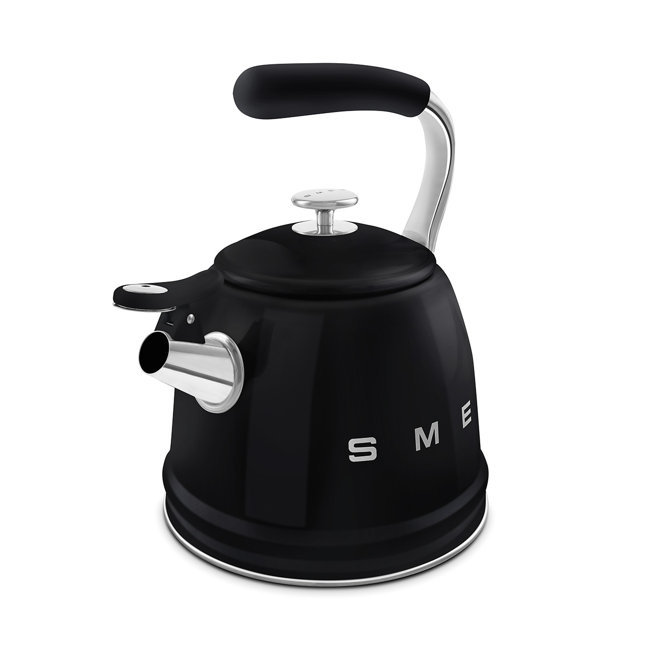 Smeg Retro Set Üstü Islıklı Kettle (2.3 Litre) - Siyah - Görsel 6
