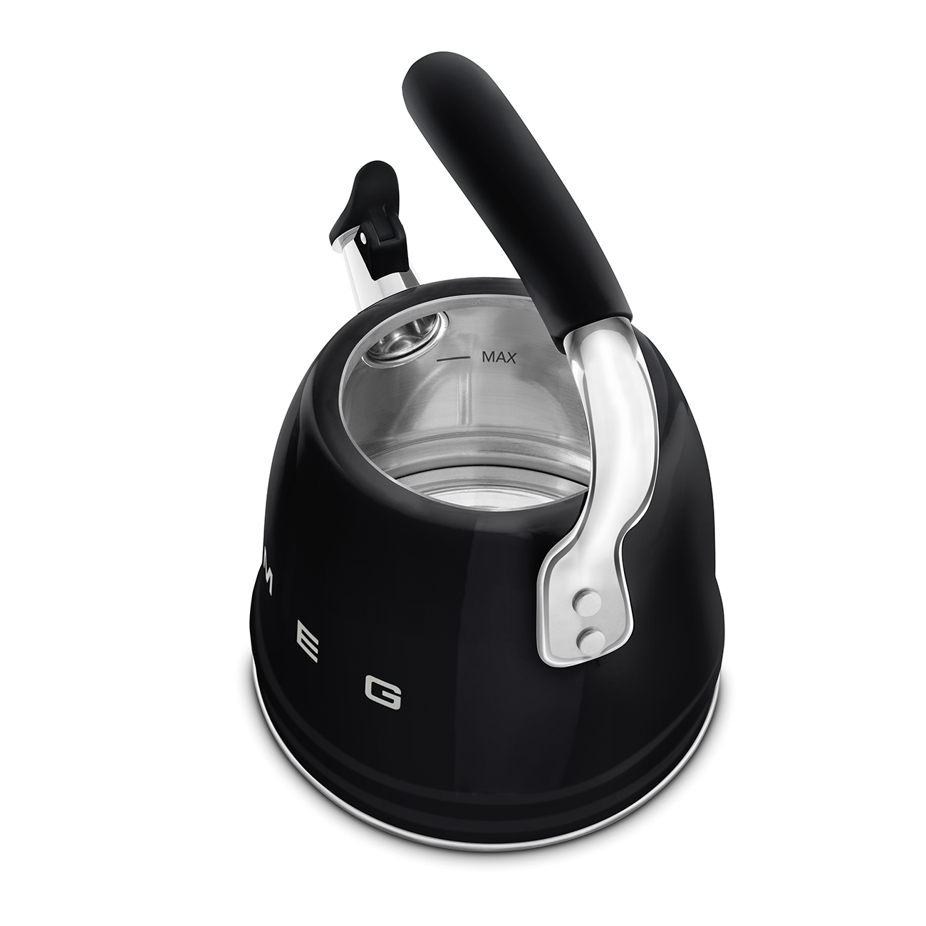 Smeg Retro Set Üstü Islıklı Kettle (2.3 Litre) - Siyah - Görsel 7