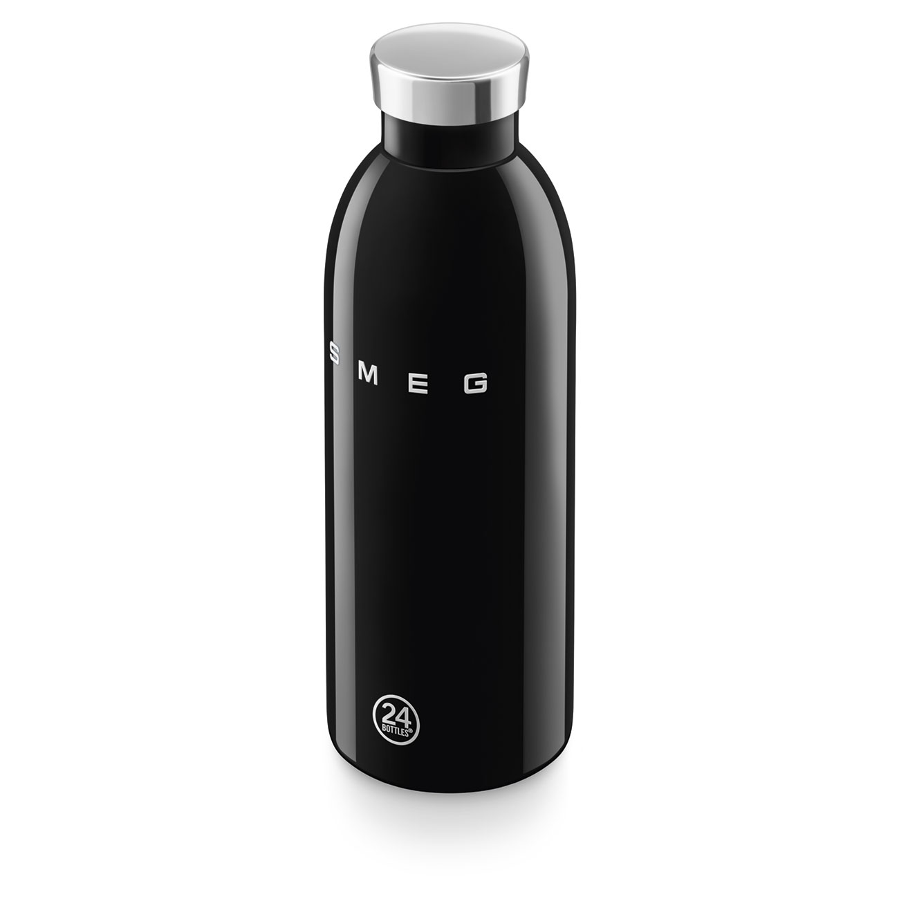 Smeg x 24Bottles Clima Bottle Paslanmaz Çelik Termos 500 ML - Siyah - Görsel 2