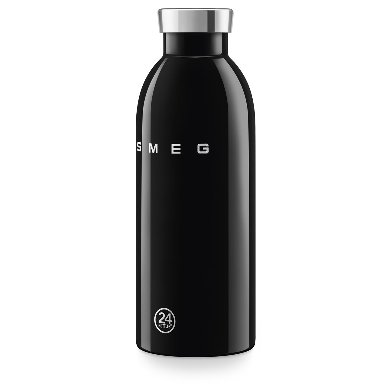 Smeg x 24Bottles Clima Bottle Paslanmaz Çelik Termos 500 ML - Siyah - Görsel 3