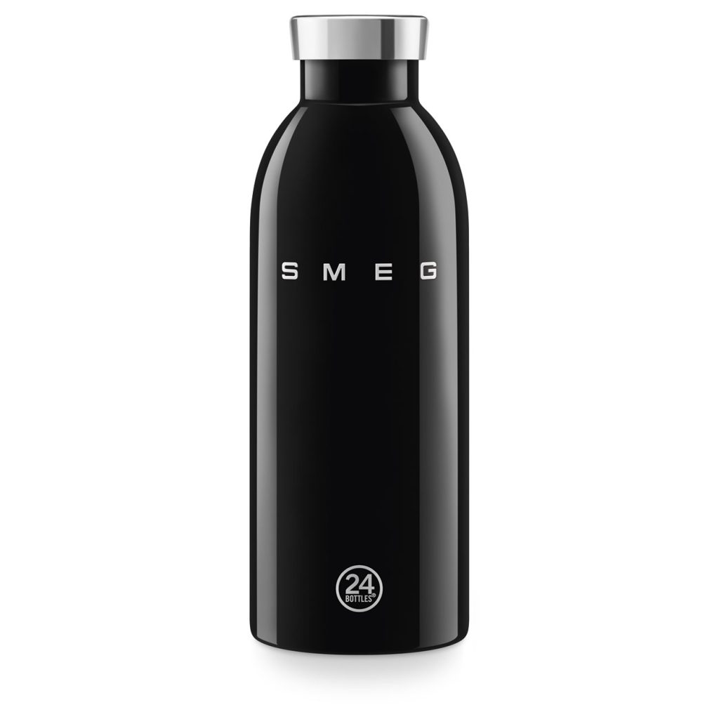 Smeg x 24Bottles Clima Bottle Paslanmaz Çelik Termos 500 ML - Siyah