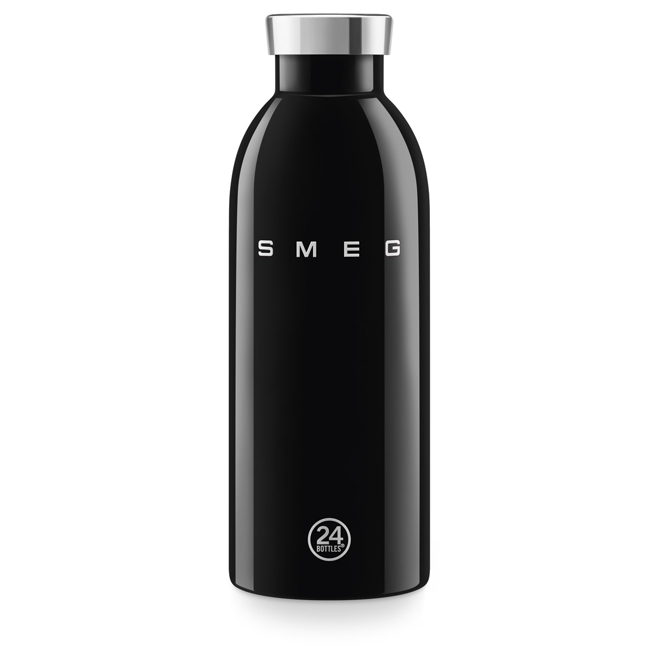 Smeg x 24Bottles Clima Bottle Paslanmaz Çelik Termos 500 ML - Siyah