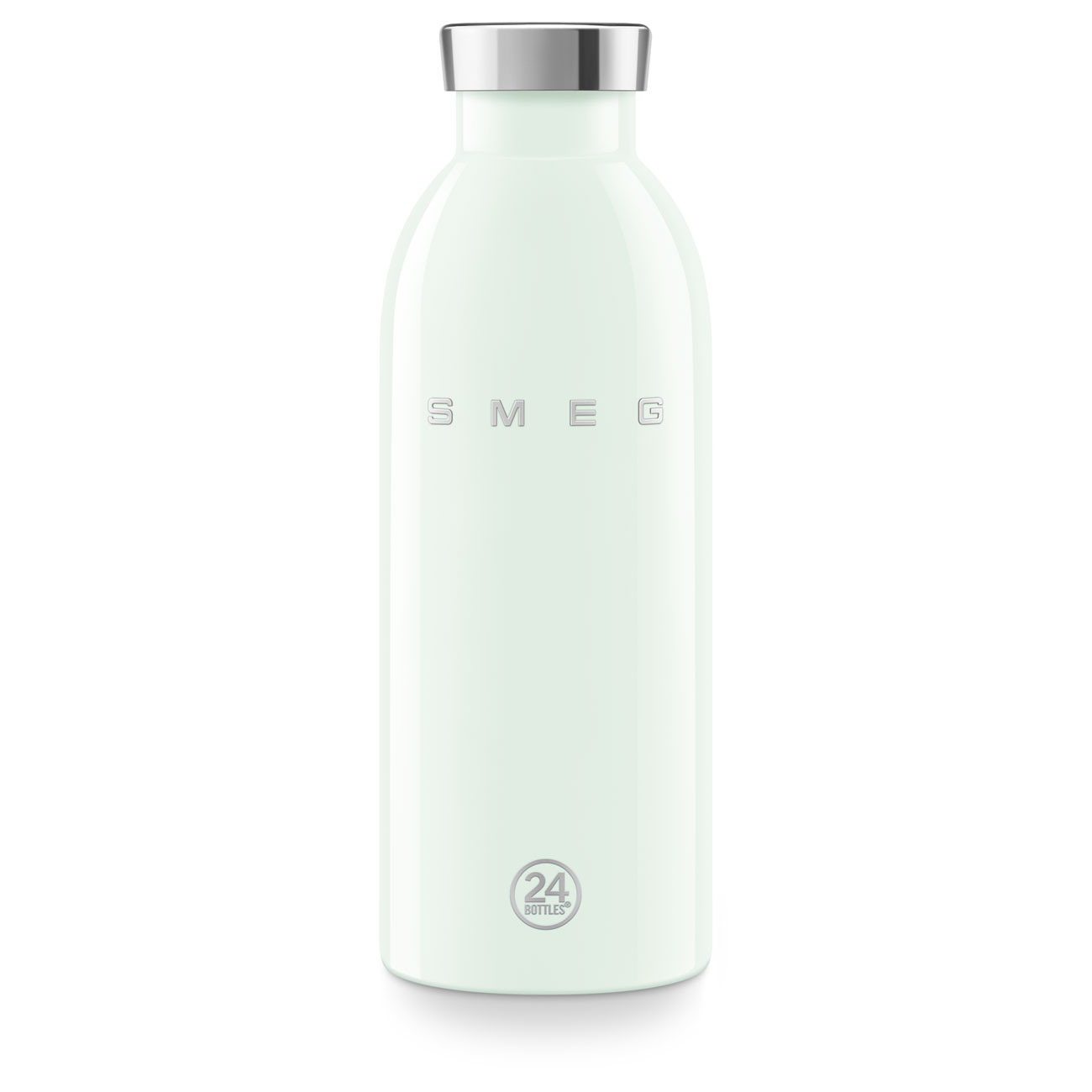 Smeg x 24Bottles Clima Bottle Paslanmaz Çelik Termos 500 ML - Pastel Yeşil