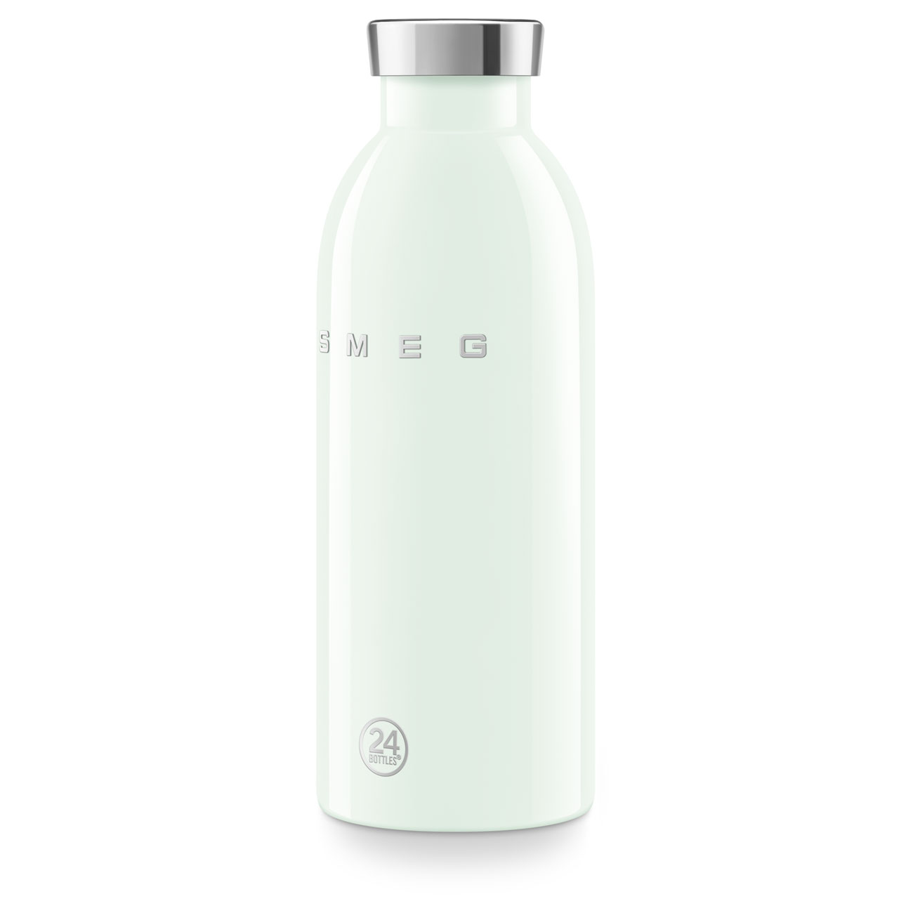 Smeg x 24Bottles Clima Bottle Paslanmaz Çelik Termos 500 ML - Pastel Yeşil - Görsel 2