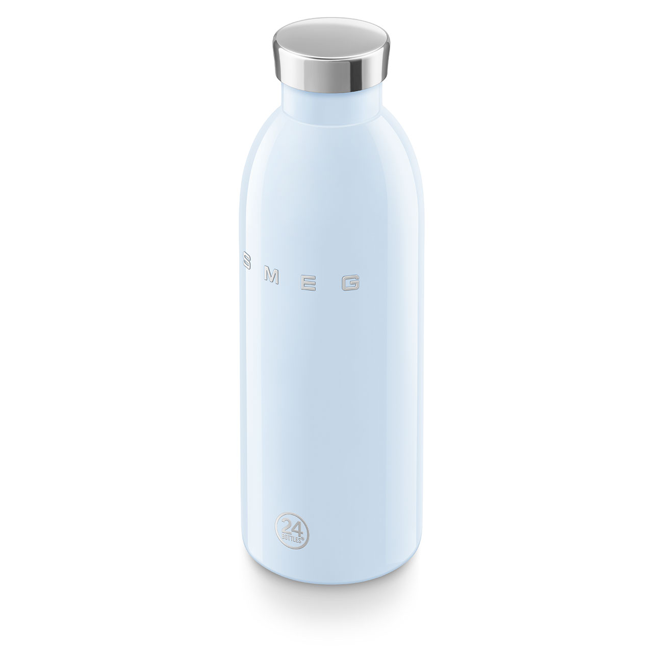 Smeg x 24Bottles Clima Bottle Paslanmaz Çelik Termos 500 ML - Pastel Mavi - Görsel 2