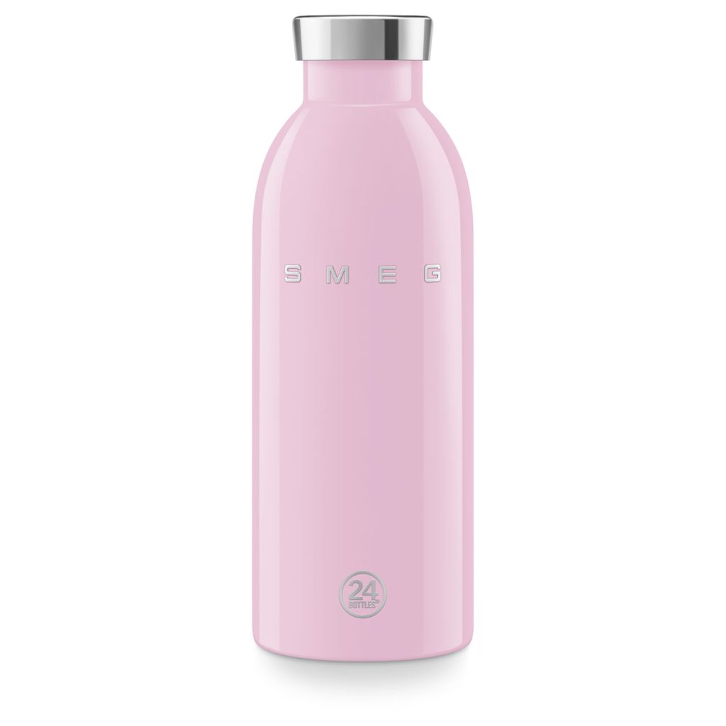 Smeg x 24Bottles Clima Bottle Paslanmaz Çelik Termos 500 ML - Pembe