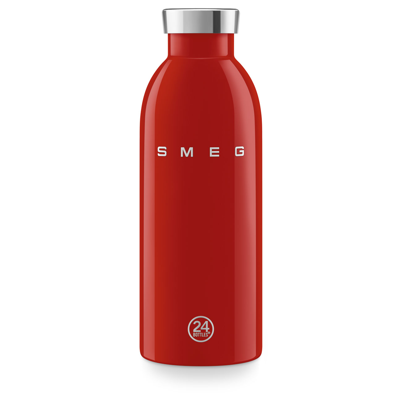 Smeg x 24Bottles Clima Bottle Paslanmaz Çelik Termos 500 ML - Kırmızı