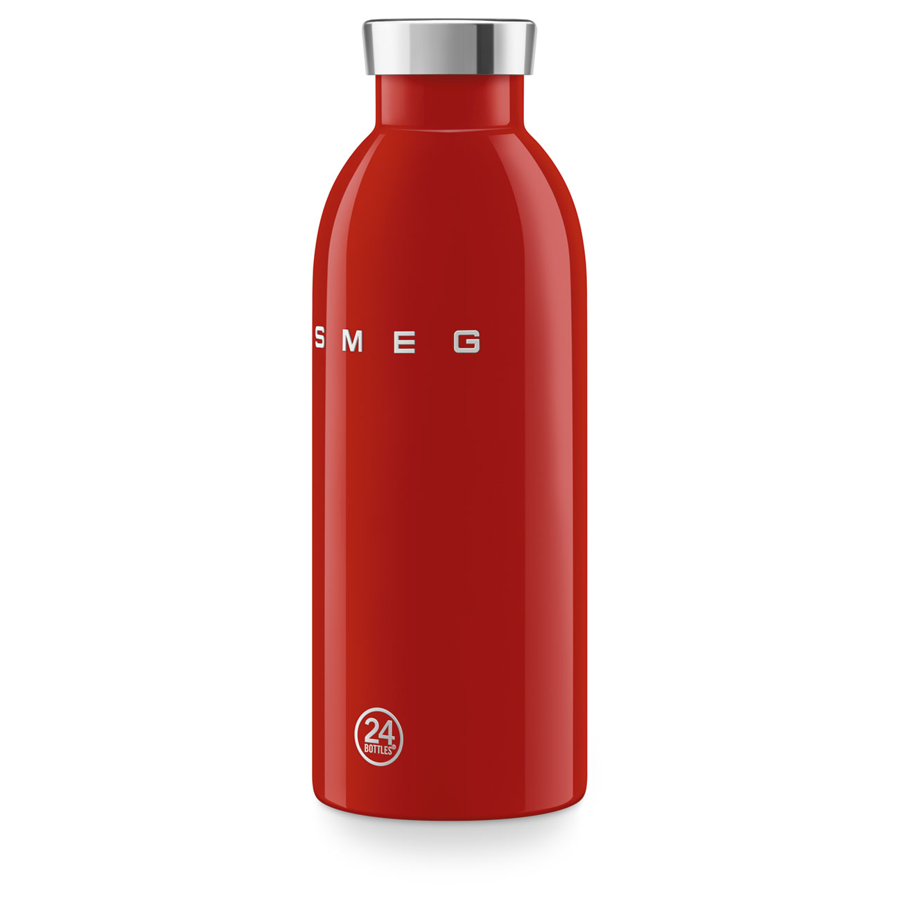 Smeg x 24Bottles Clima Bottle Paslanmaz Çelik Termos 500 ML - Kırmızı - Görsel 2