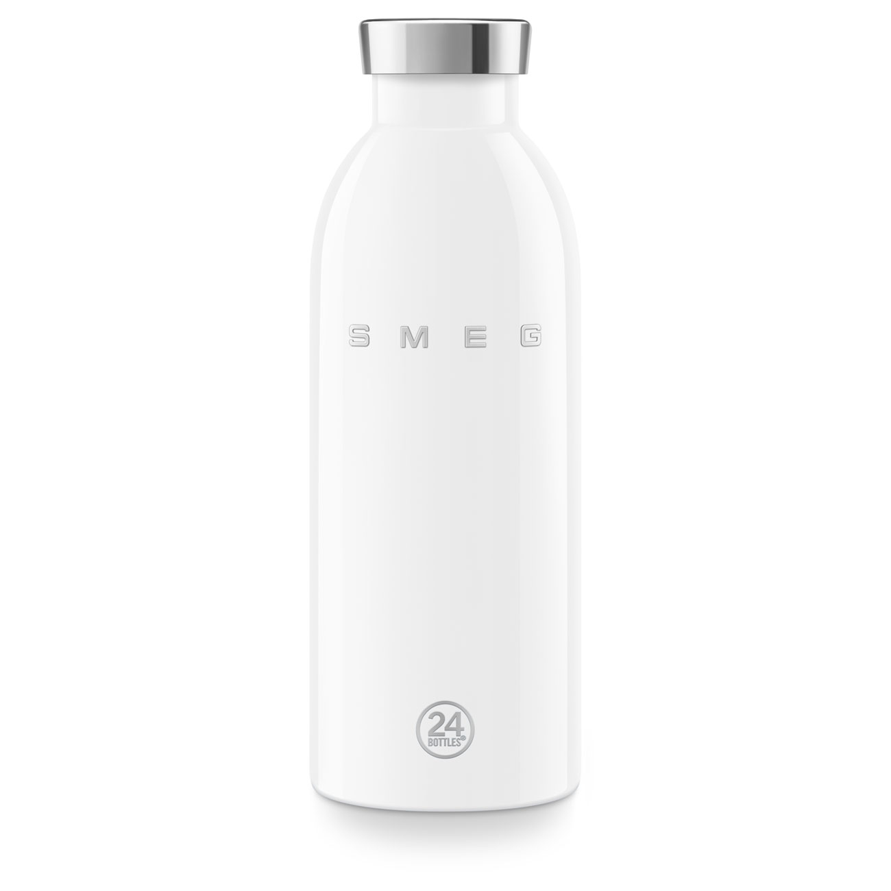 Smeg x 24Bottles Clima Bottle Paslanmaz Çelik Termos 500 ML - Beyaz
