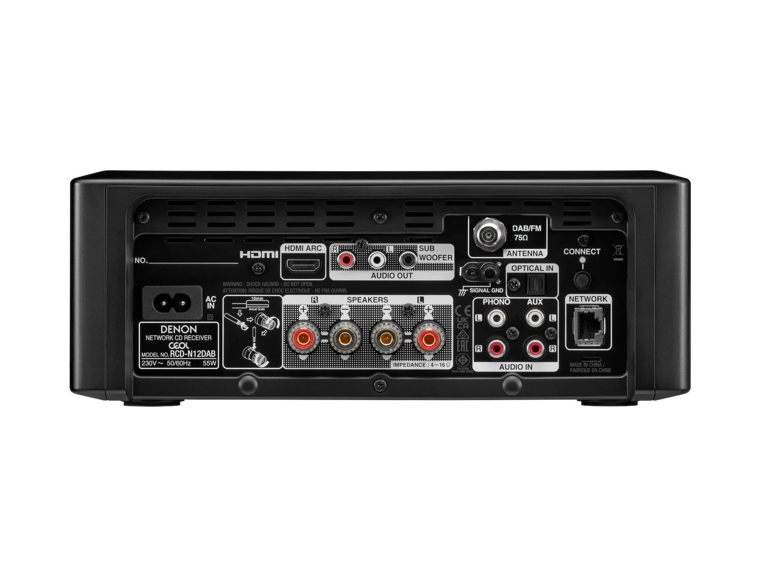 Denon RCD-N12DAB CEOL Kablosuz Hi-Fi Müzik Sistemi 7 Denon RCD-N12DAB CEOL Kablosuz Hi-Fi Müzik Sistemi - Görsel 4