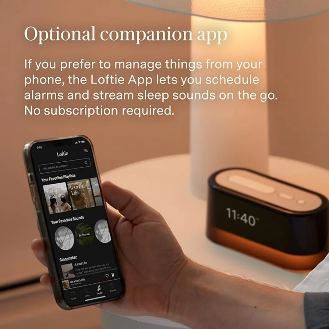 Loftie Akıllı Uyku Saati ve Bluetooth Hoparlör 7 Loftie Akıllı Uyku Saati ve Bluetooth Hoparlör - Görsel 4