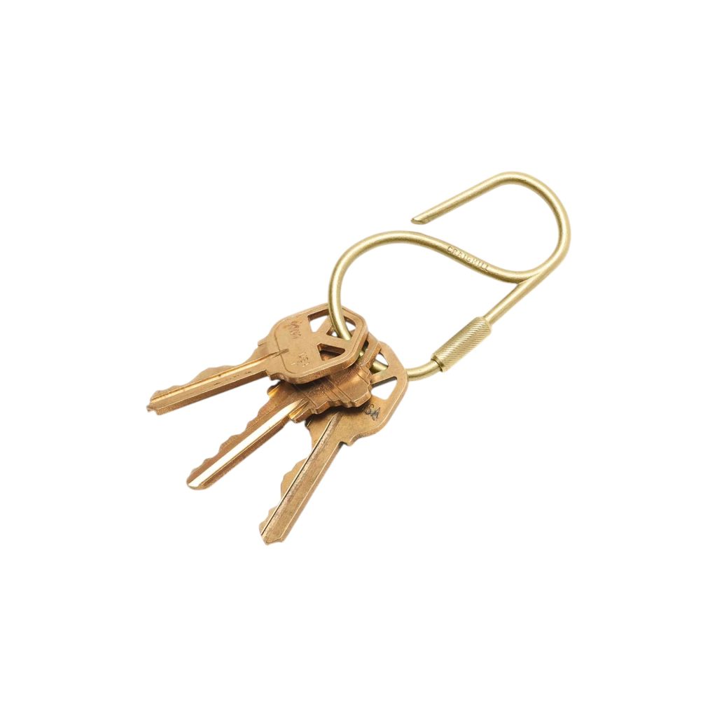 offset keyring brass 80782