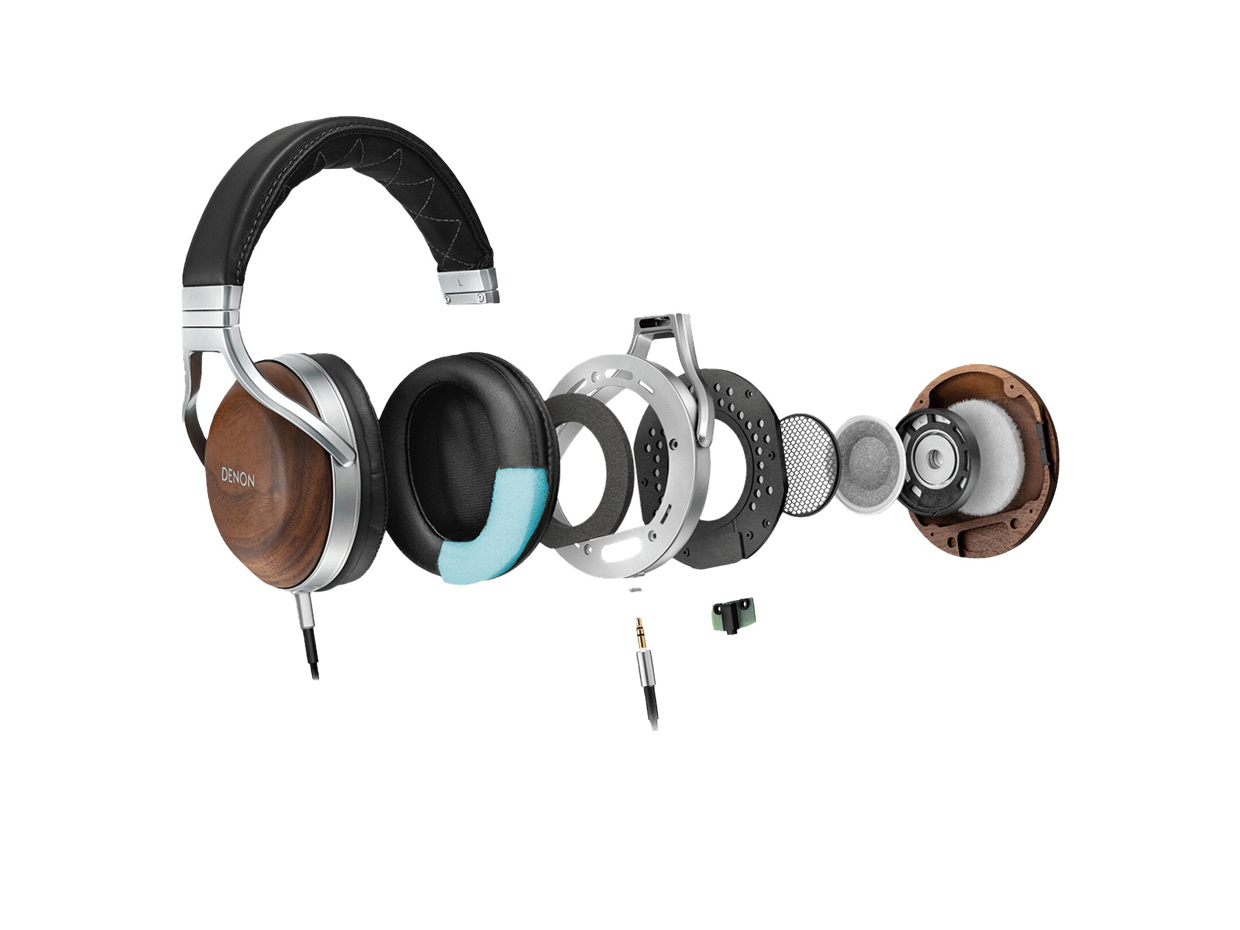 Denon AH-D7200 Kulak Üstü Ahşap Hi-Fi Kulaklık - Görsel 5