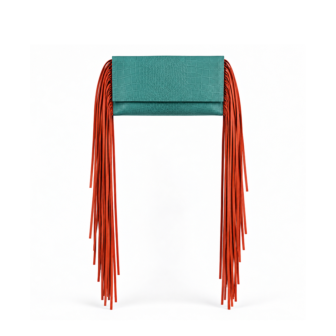 Suedmod The Fringe Aqua Marine Püsküllü Deri Kadın Çanta 1 Suedmod The Fringe Aqua Marine Püsküllü Deri Kadın Çanta