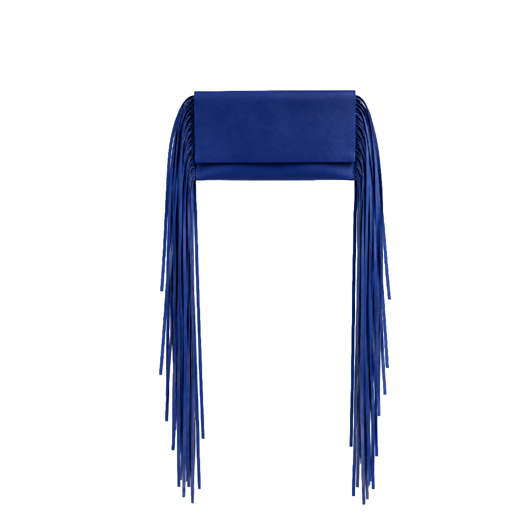 Suedmod The Fringe Bag Cobalt Mavi Püsküllü Deri Çanta 1 Suedmod The Fringe Bag Cobalt Mavi Püsküllü Deri Çanta