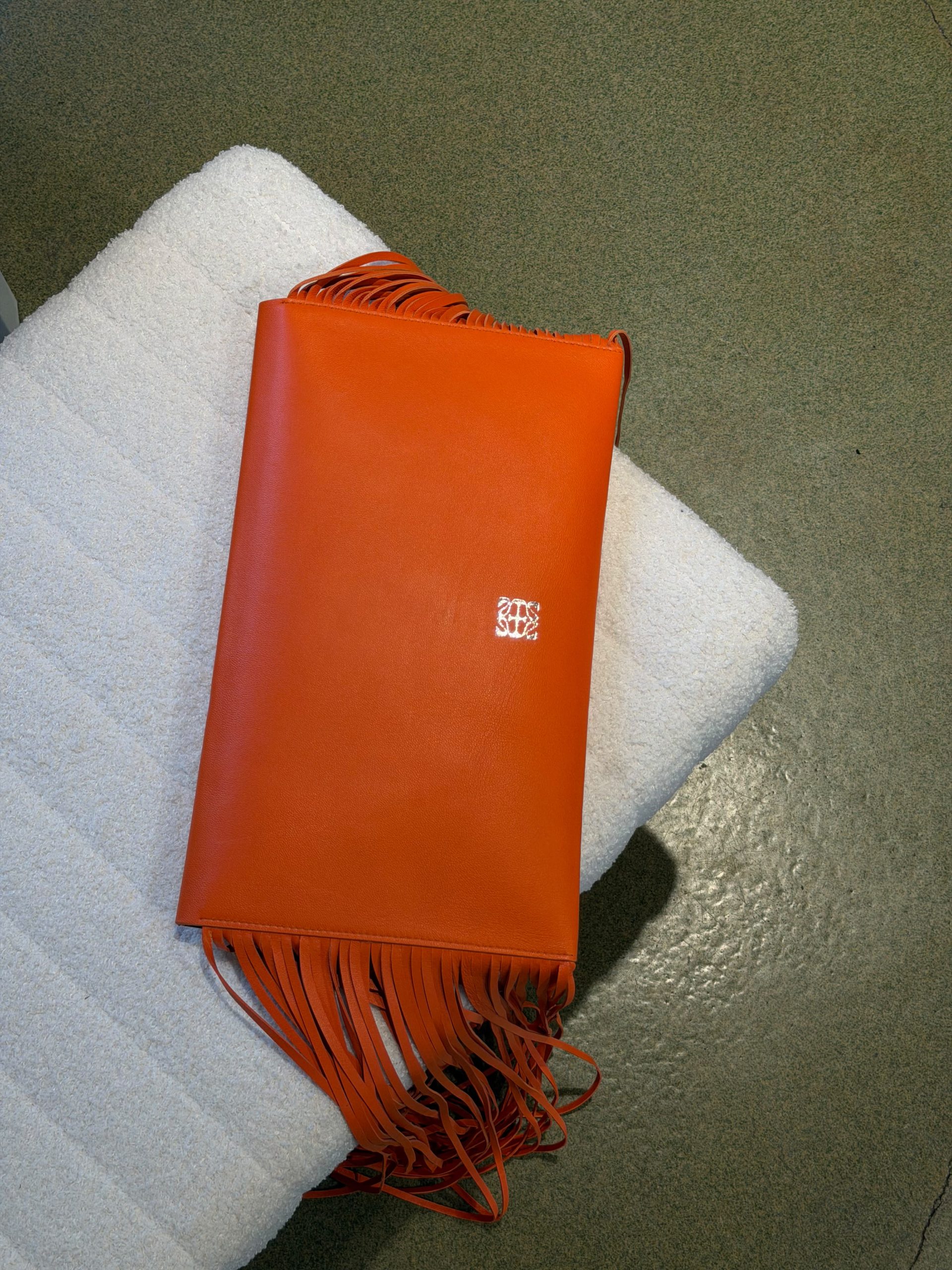 Suedmod The Fringe Bag Turuncu Püsküllü Deri Çanta - Görsel 3