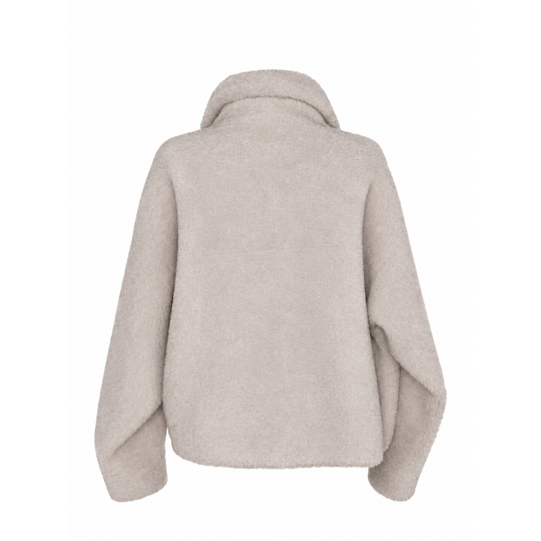Suedmod Düğmeli Siyah Shearling Kadın Ceket 3 Suedmod Düğmeli Siyah Shearling Kadın Ceket - Görsel 2
