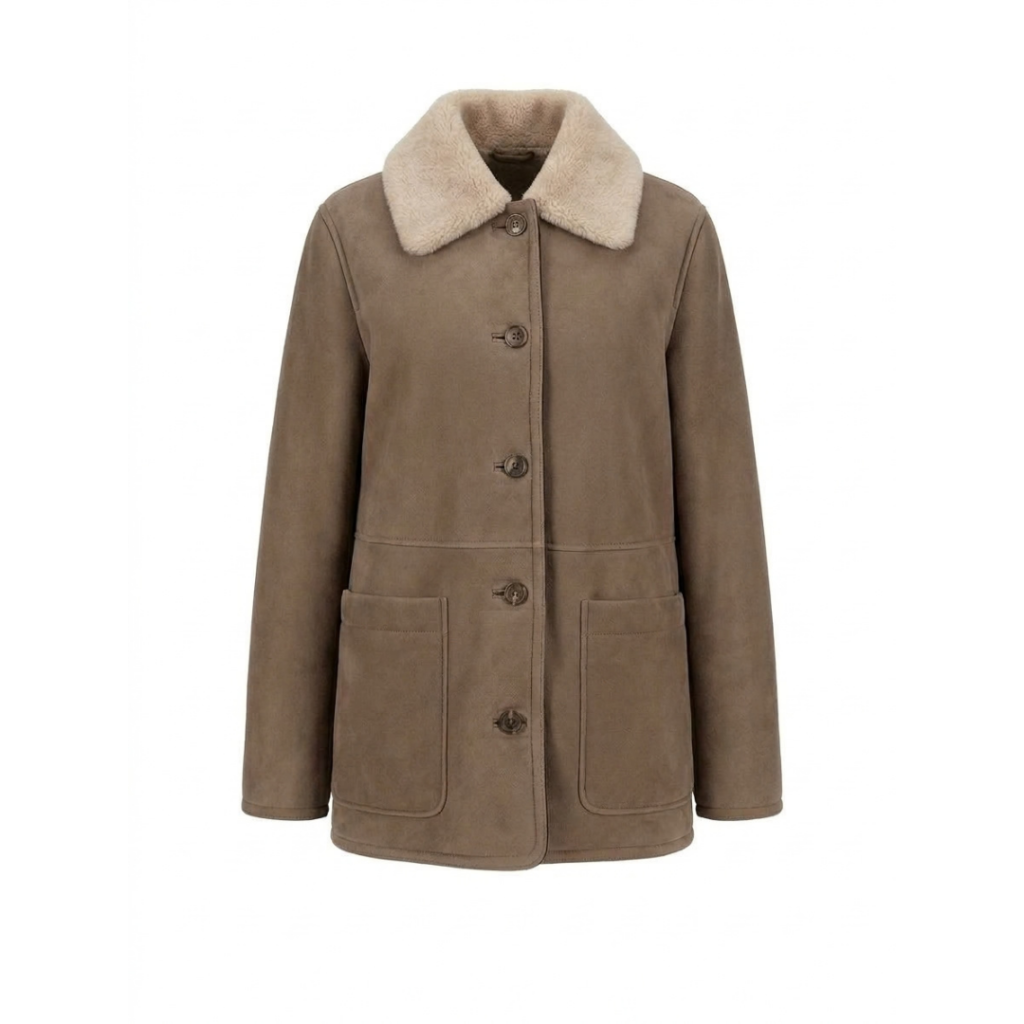 espresso cream coat 85050