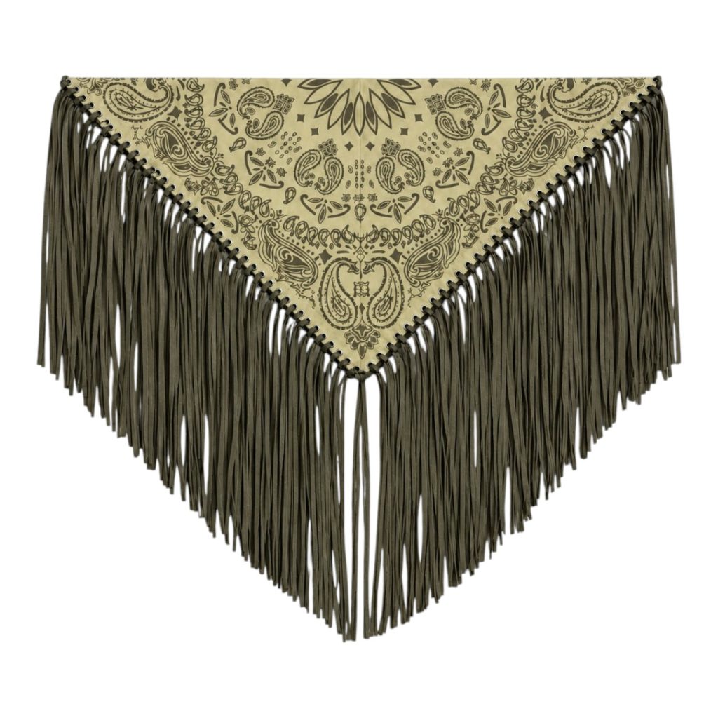 Suedmod Signature Large Yağ Yeşili Süet Şal