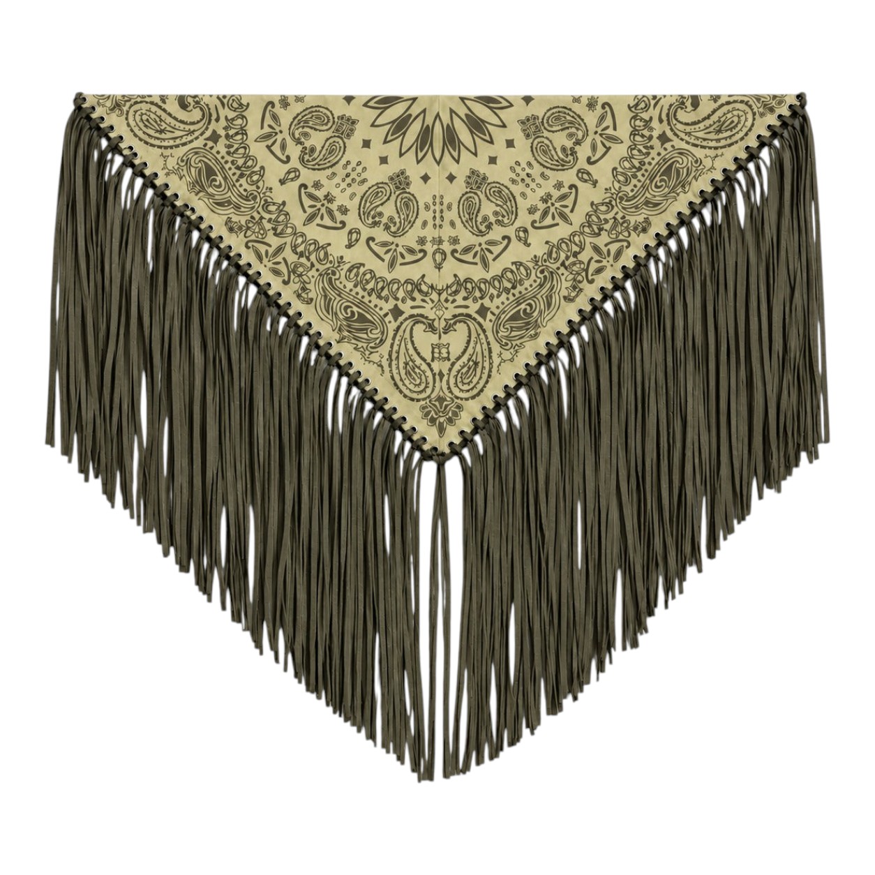 Suedmod Signature Large Yağ Yeşili Süet Şal